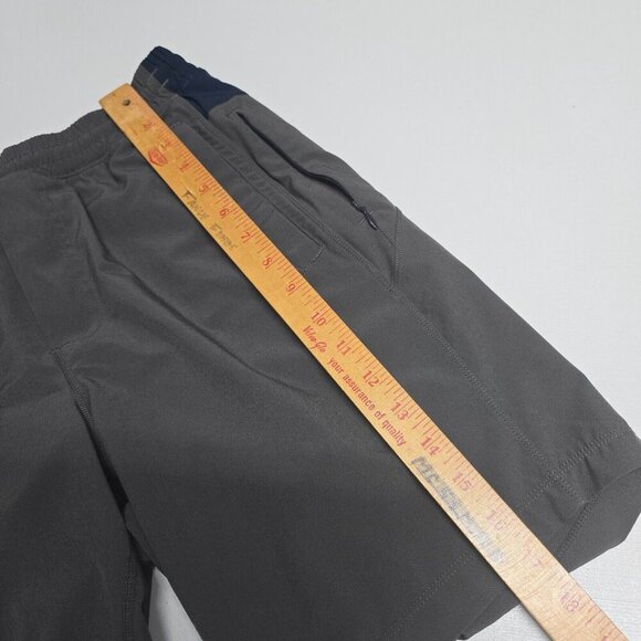 Birddogs Shorts Men Small Gray Lined Zip Pocket Long Active Comfort Gym Beach - Picture 8 of 12